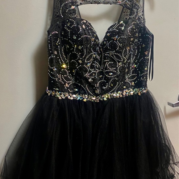 VOX black sequined  Party Dress - Picture 2 of 6
